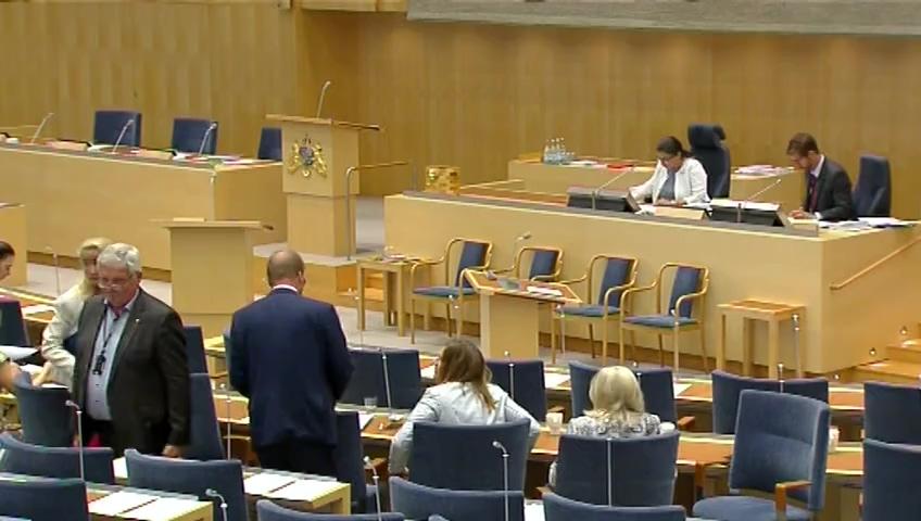 Stillbild från Debatt om förslag, Det livslånga lärandet inom högre utbildning