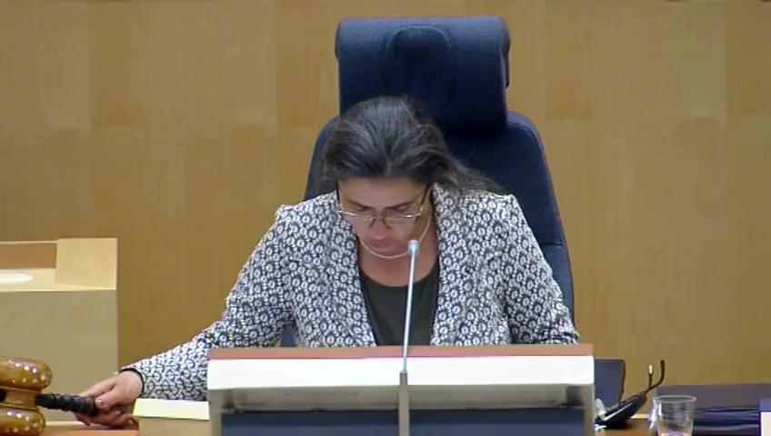 Stillbild från Debatt om förslag, Verksamhetsredogörelser för riksdagens nämnder