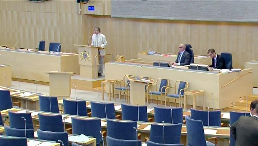 Stillbild från Debatt om förslag, Förstärkt skydd av kulturegendom vid väpnad konflikt och under ockupation