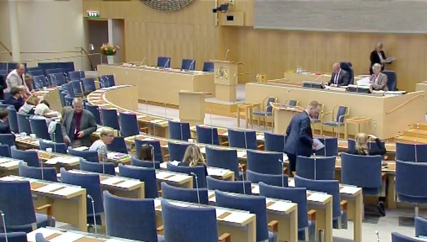 Stillbild från Debatt om förslag, Vissa socialförsäkringsfrågor