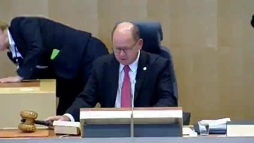 Stillbild från Debatt om förslag, Utökad samverkan mellan domstolar