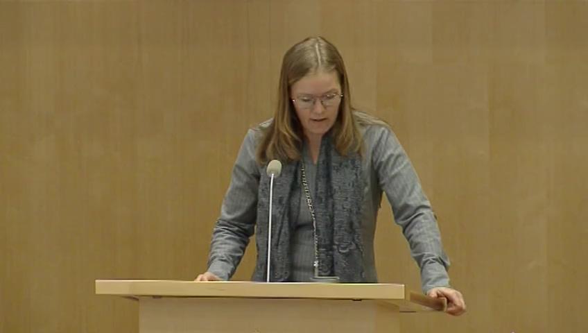 Stillbild från Debatt om förslag, Ett mer ändamålsenligt klagomålssystem i hälso- och sjukvården