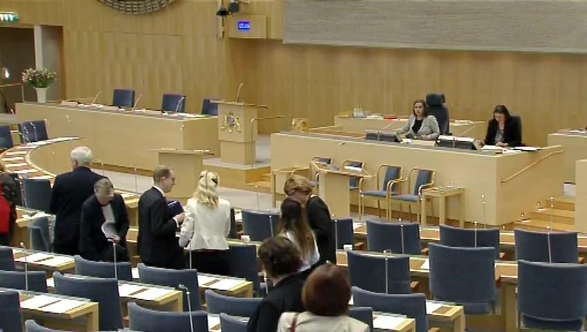 Stillbild från Debatt om förslag, Nya regler för europeiska småmål