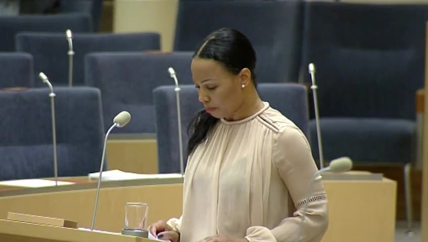 Stillbild från Interpellationsdebatt, Ålfiske som kulturarv