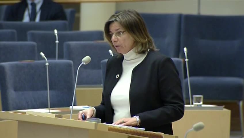 Stillbild från Interpellationsdebatt, Det svenska skogsbruket