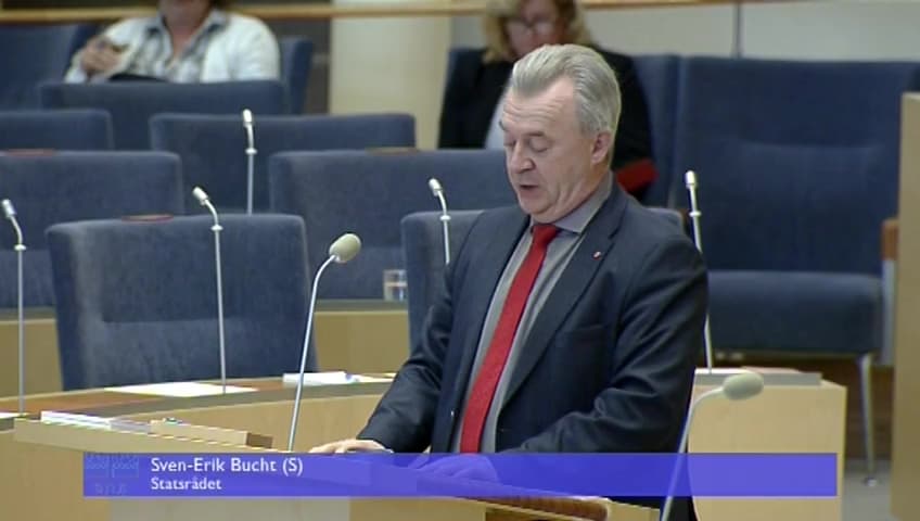 Stillbild från Interpellationsdebatt, Funktionsnedsattas möjlighet till jakt