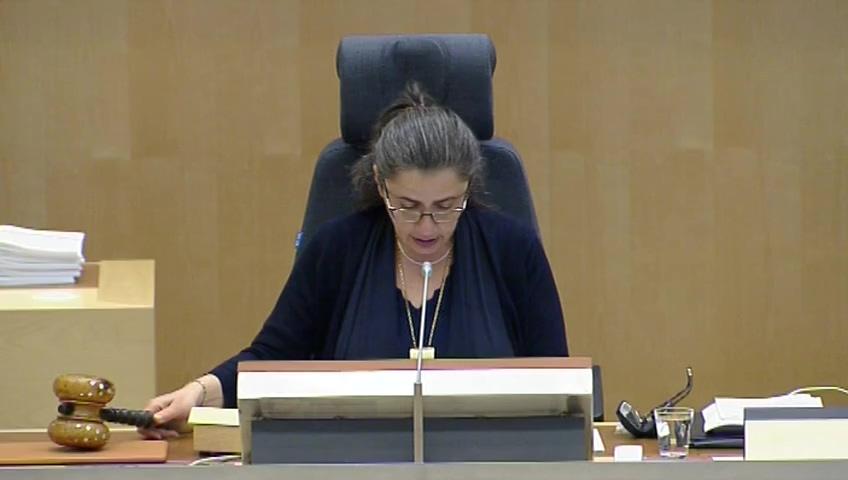 Stillbild från Debatt om förslag, Genomförande av sjöfolksdirektivet