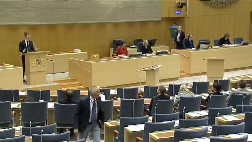 Stillbild från Debatt om förslag, Fiskeripolitik