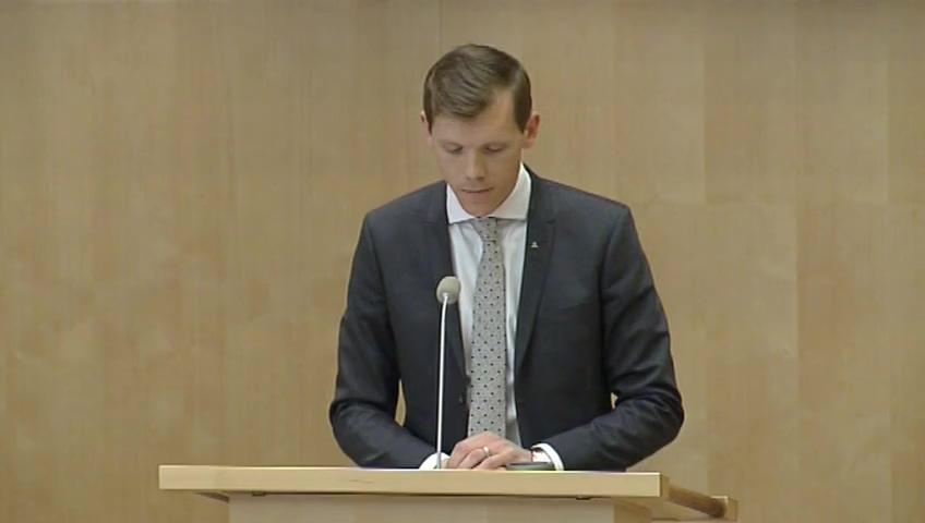 Stillbild från Debatt om förslag, Skogspolitik