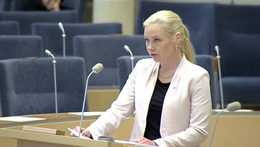 Stillbild från Interpellationsdebatt, Bristande koordinering mellan svenska och norska trafikmyndigheter 