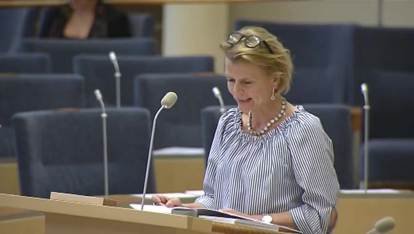 Stillbild från Interpellationsdebatt, Barnäktenskap