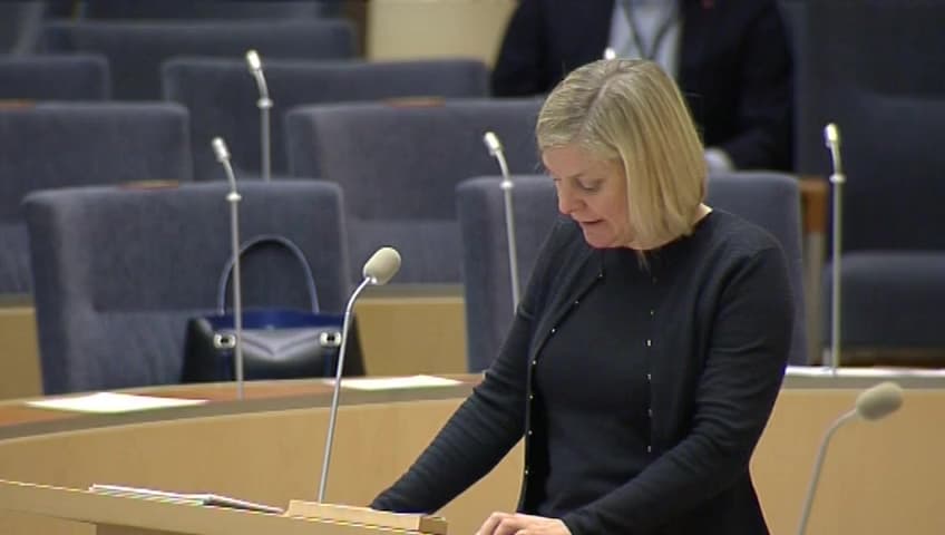 Stillbild från Interpellationsdebatt, Företrädaransvaret