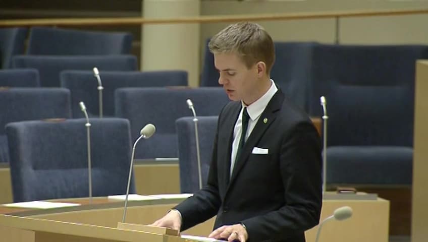 Stillbild från Interpellationsdebatt, Digital strategi för svensk skola