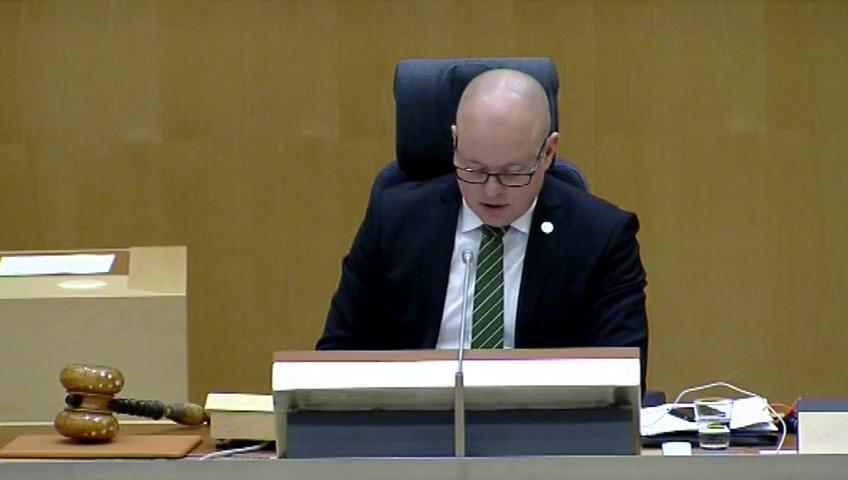 Stillbild från Debatt om förslag, Den parlamentariska kontrollen av Europol