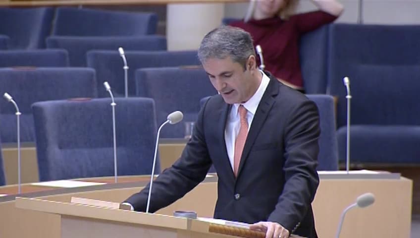 Stillbild från Interpellationsdebatt, Rimliga elnätspriser