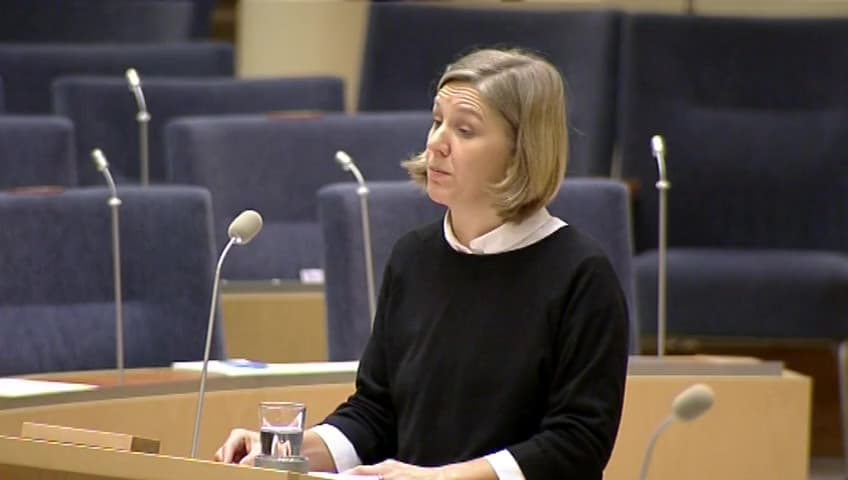 Stillbild från Interpellationsdebatt, Hästnäringen och strandskyddsreglerna 