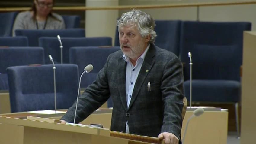 Stillbild från Interpellationsdebatt, Försämrad postutdelning i glesbygden