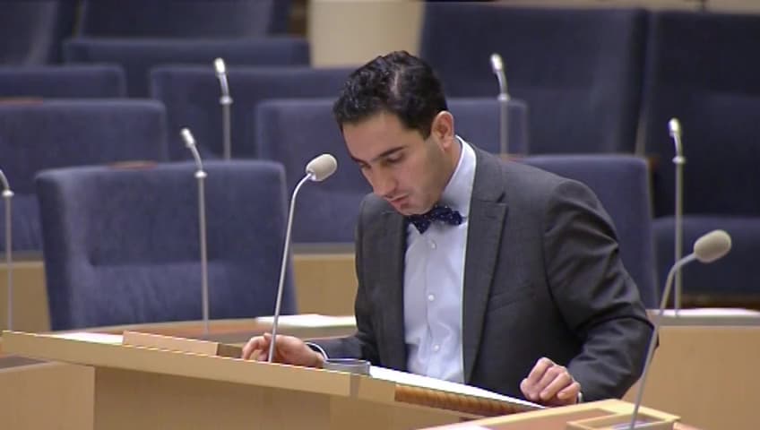 Stillbild från Interpellationsdebatt, Statliga servicekontor