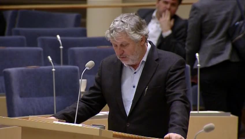 Stillbild från Interpellationsdebatt, Det mobila bredbandsnätet