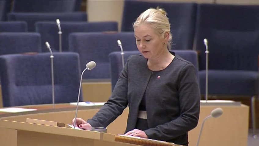 Stillbild från Interpellationsdebatt, En fossilfri fordonsflotta