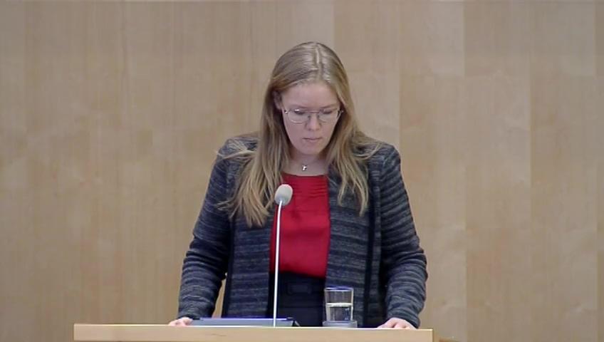 Stillbild från Debatt om förslag, Utgiftsområde 9 Hälsovård, sjukvård och social omsorg