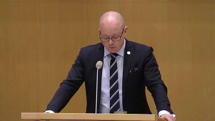 Stillbild från Debatt om förslag, Fortsatt svenskt deltagande i Natos utbildnings- och rådgivningsinsats Resolute Support Mission i Afghanistan