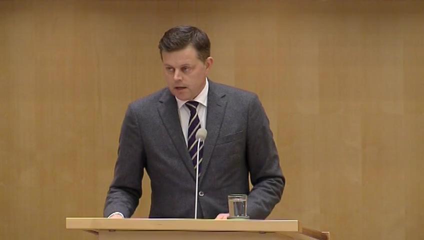 Stillbild från Debatt om förslag, Utgiftsområde 20 Allmän miljö- och naturvård