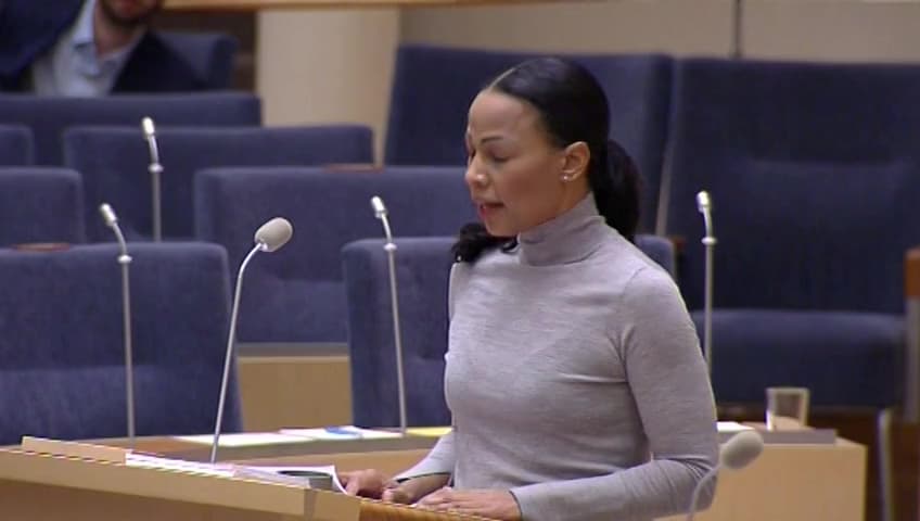 Stillbild från Interpellationsdebatt, Framtiden för public service