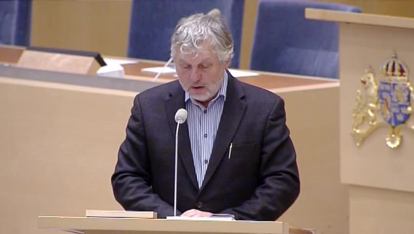 Stillbild från Interpellationsdebatt, Nära-nollenergibyggnader