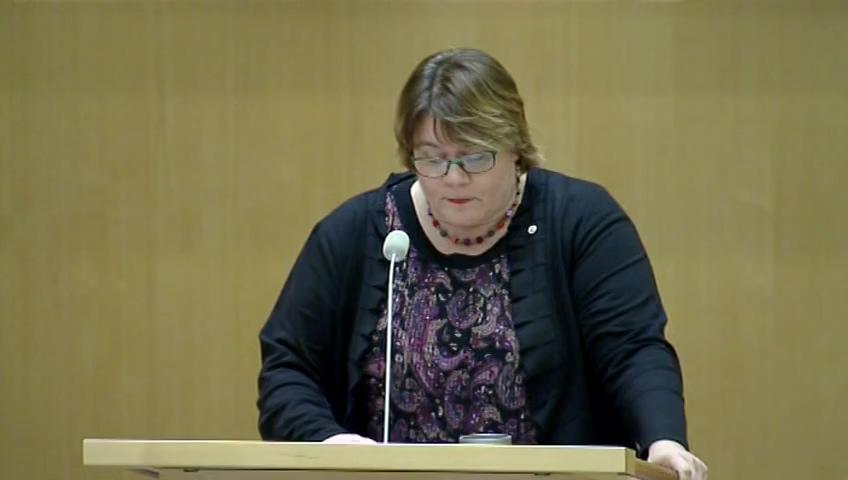 Stillbild från Debatt om förslag, Statliga företag