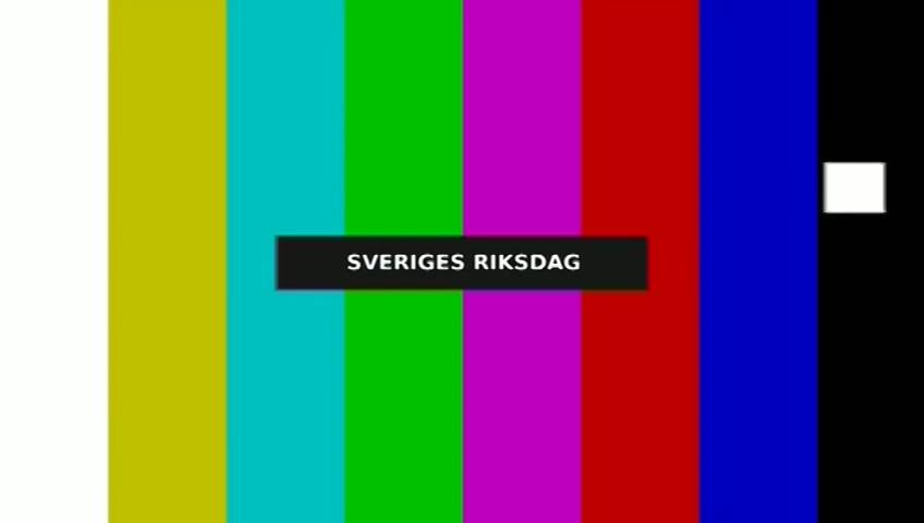 Stillbild från Debatt om förslag, Rätt till behörighetsgivande utbildning inom komvux