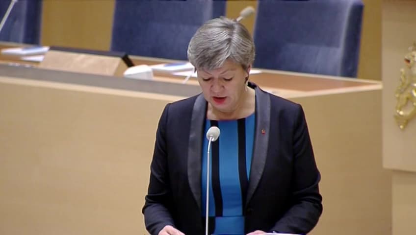 Stillbild från Interpellationsdebatt, Resultat för 100-klubben