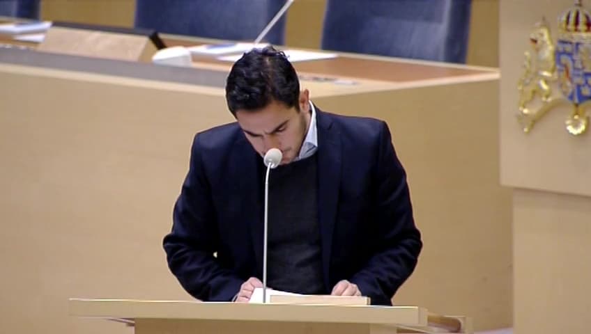 Stillbild från Interpellationsdebatt, Anslagshöjningen till kommunerna