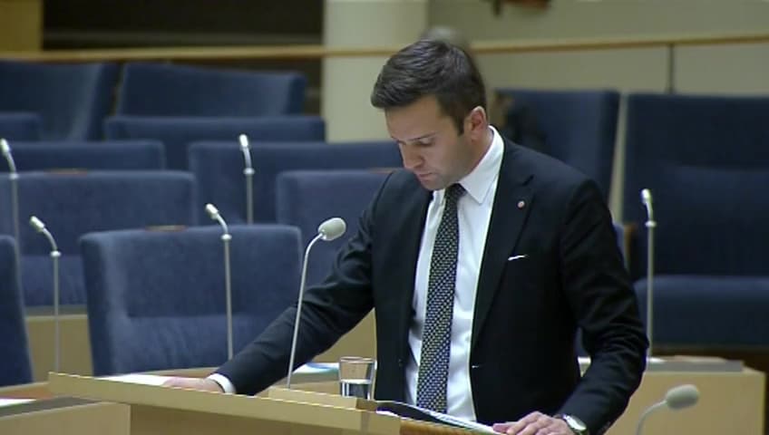 Stillbild från Interpellationsdebatt, Brister i patientsäkerhet 