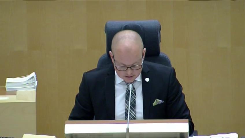 Stillbild från Debatt om förslag, EU-förslag om europeisk statistik om personer och hushåll