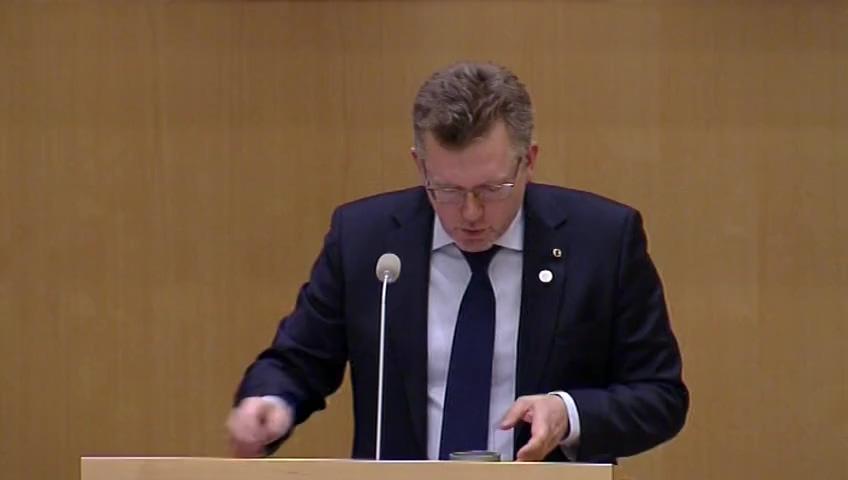 Stillbild från Debatt om förslag, Vildsvin och viltskador