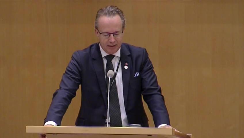 Stillbild från Debatt om förslag, Kollektiv förvaltning av upphovsrätt