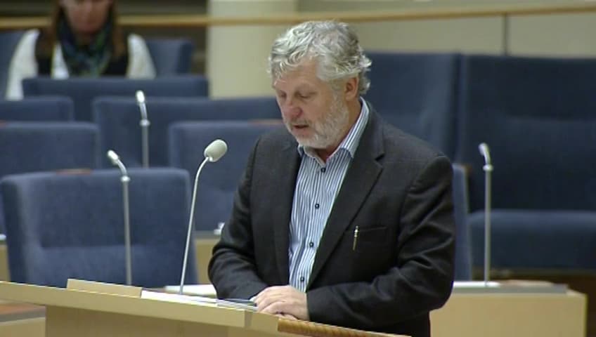 Stillbild från Interpellationsdebatt, Säkrad konkurrens på 700-megahertzbandet