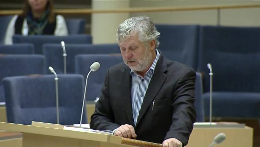 Stillbild från Interpellationsdebatt, Dataroaming inom EU