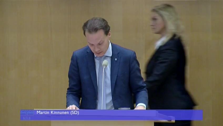 Stillbild från Debatt om förslag, Godkännande av klimatavtalet från Paris