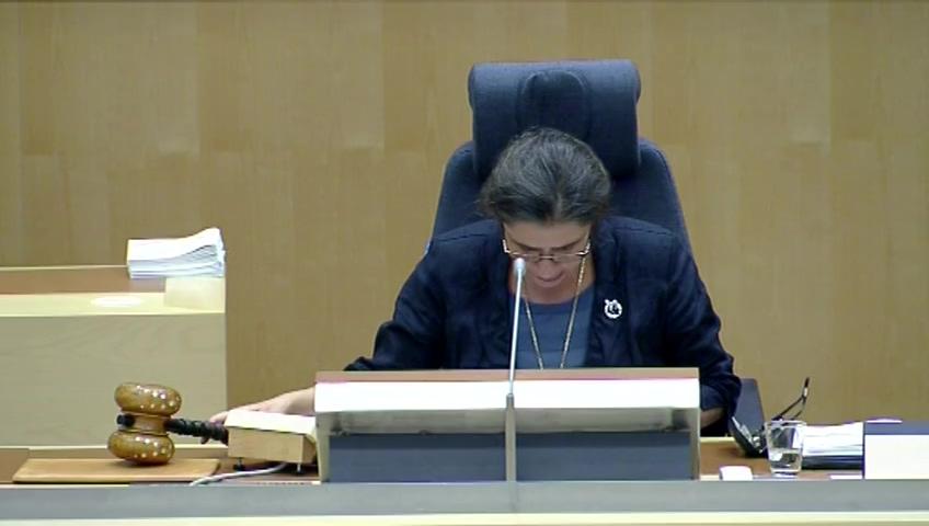 Stillbild från Debatt om förslag, Skatteavtal mellan Sverige och Armenien