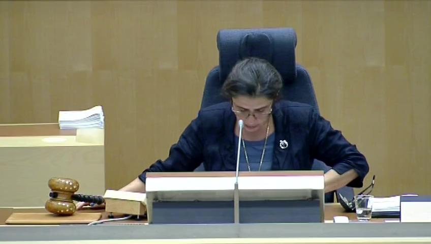 Stillbild från Debatt om förslag, Skatteavtal mellan Sverige och Azerbajdzjan