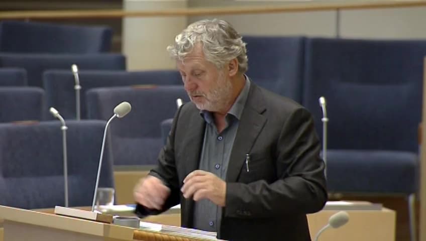 Stillbild från Interpellationsdebatt, Bristen på studentbostäder