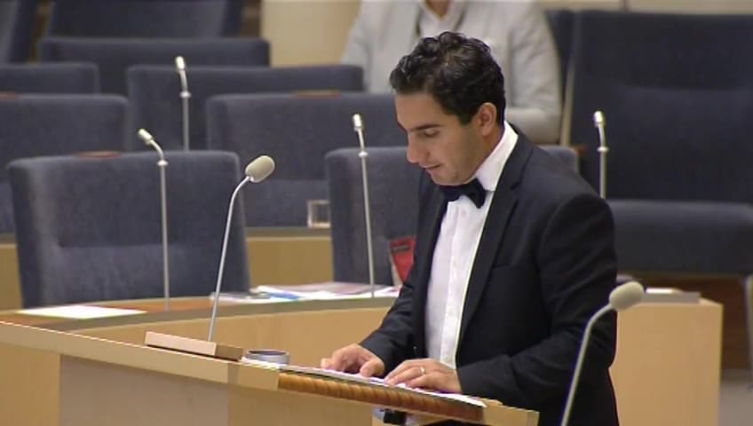 Stillbild från Interpellationsdebatt, Regionutredningens tillvägagångssätt