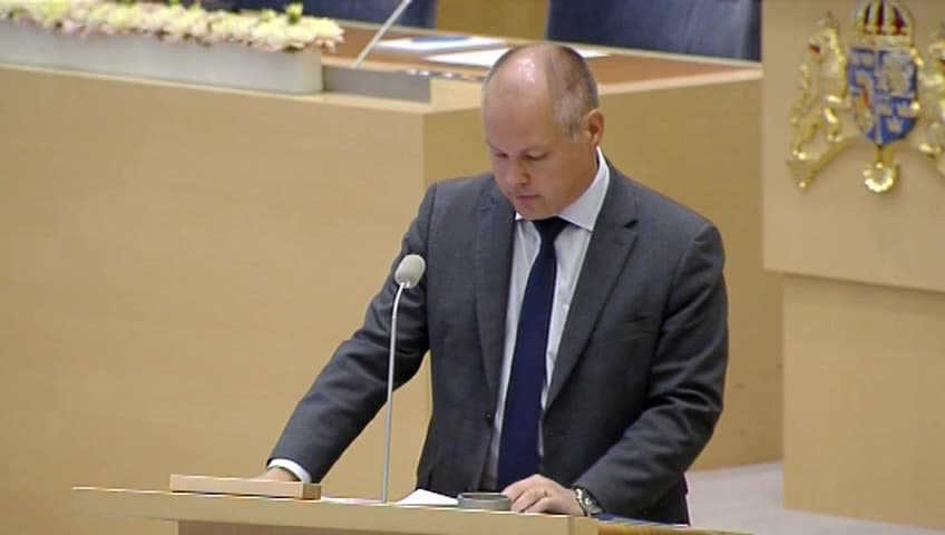 Stillbild från Interpellationsdebatt, Grov kvinnofridskränkning 