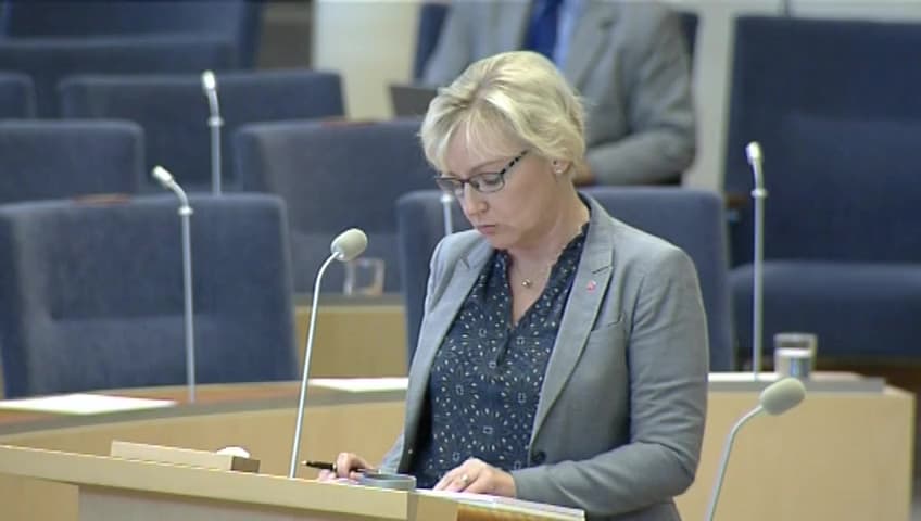Stillbild från Interpellationsdebatt, Rymdturism i Sverige