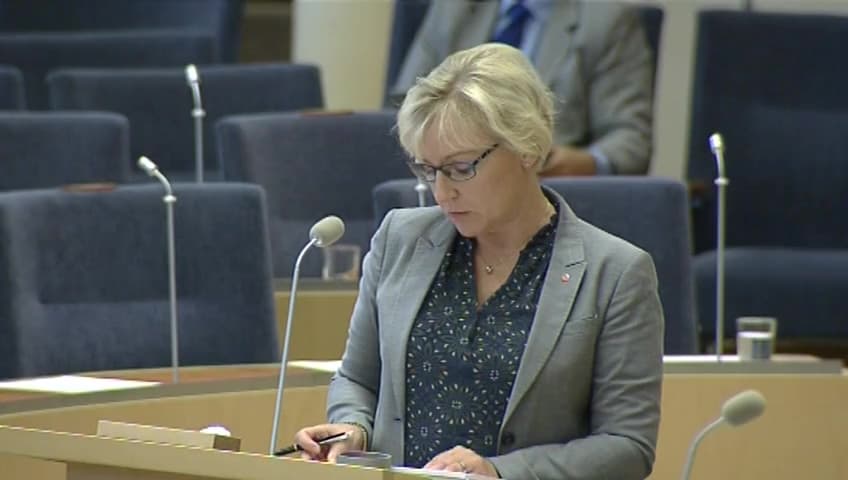 Stillbild från Interpellationsdebatt, Studiemedel till körkort