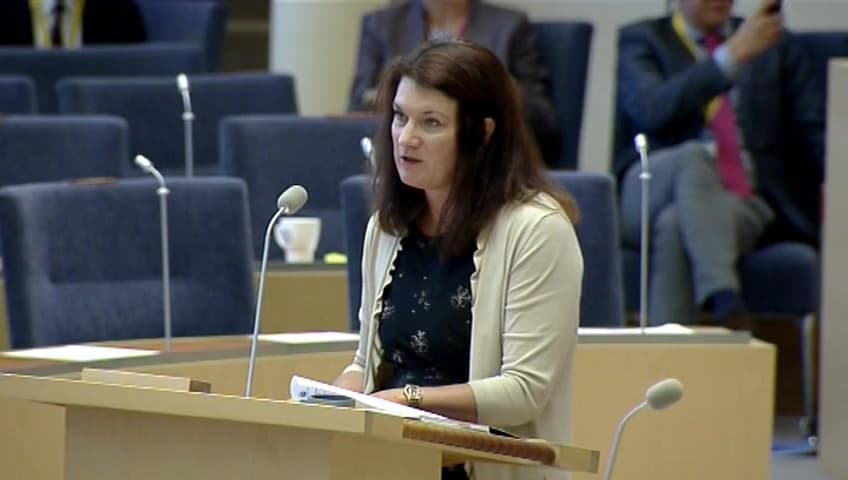 Stillbild från Interpellationsdebatt, Handelsavtalet CETA