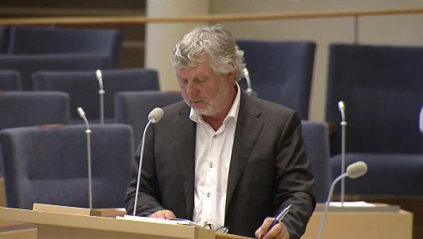 Stillbild från Interpellationsdebatt, 700-megahertzbandet