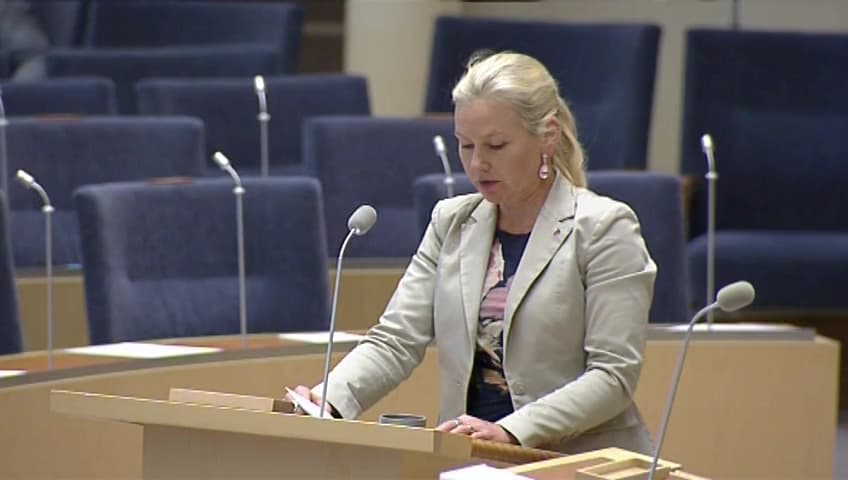 Stillbild från Interpellationsdebatt, Kartläggning av svarta körskolor